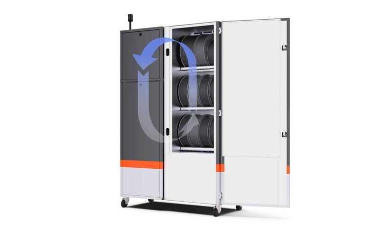 BigRep lanza su cabina para manutención de filamentos 3d SHIELD