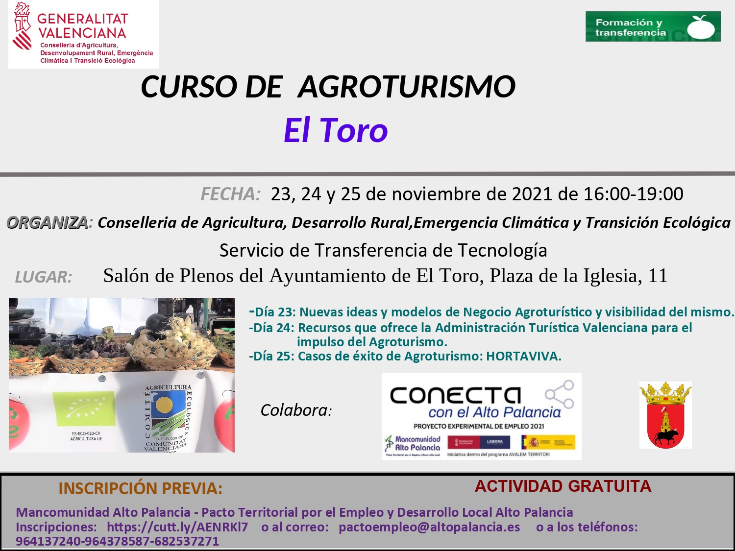 CURSO DE AGROTURISMO