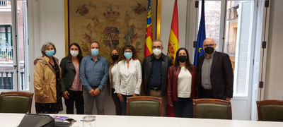 La Diputación y los Grupos de Acción Local evalúan las acciones para dinamizar el entorno rural