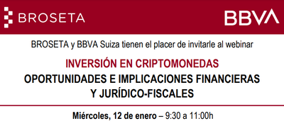 Webinar: "Inversi�n en criptomonedas"