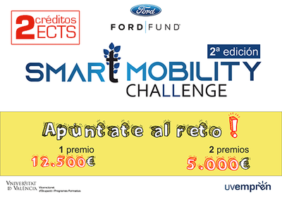 La Universitat de Val�ncia convoca la 2� edici�n de FORD FUND SMART MOBILITY CHALLENGE