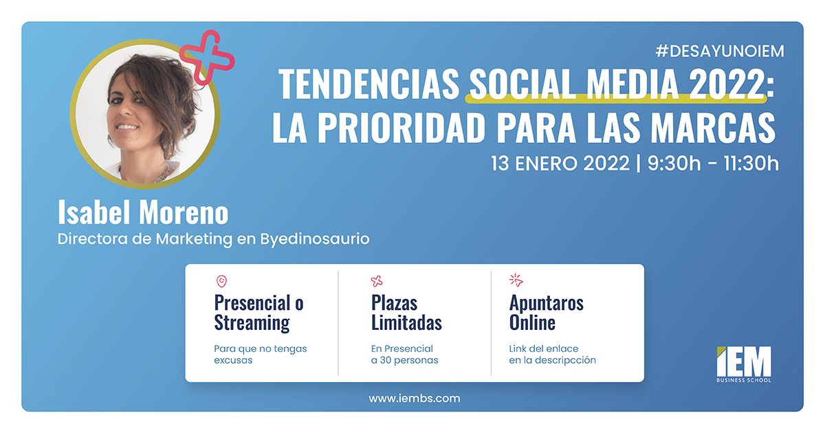 Tendencias Social Media para 2022: la prioridad para las marcas
