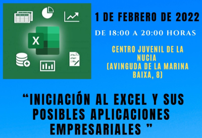 Taller formativo: "Iniciación al Excel y sus posibles aplicaciones empresariales"