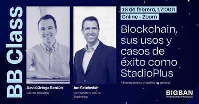 Blockchain, sus usos y casos de éxito como la startup StadioPlus