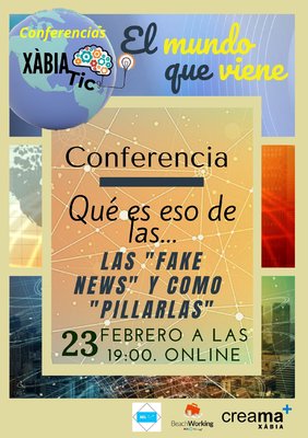 Las Fake News y como "pillarlas". Nueva conferencia XàbiaTIC