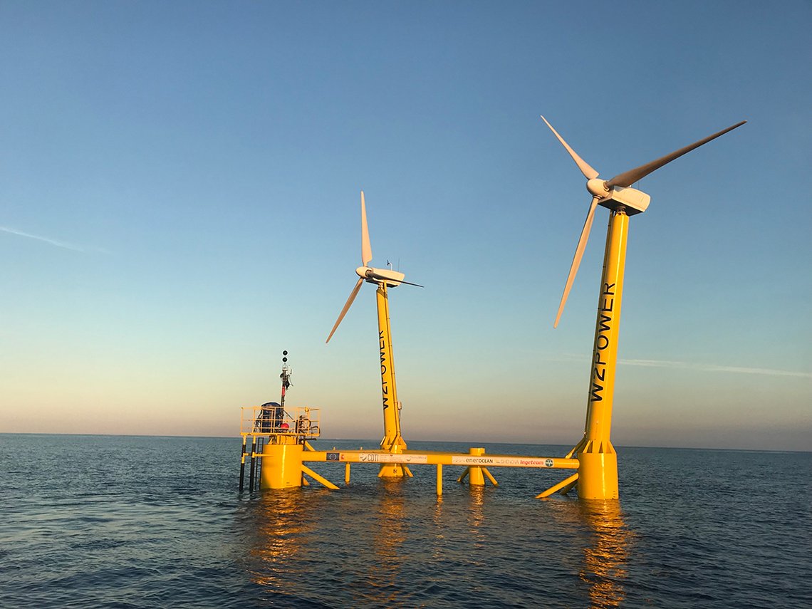Plenitude invierte en la tecnología eólica flotante de Enerocean