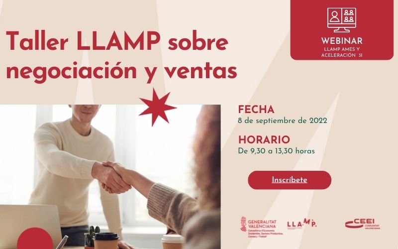 taller llamp sobre negociación y ventas