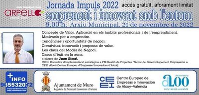 Jornada Emprendimiento e innovación en Muro de Alcoy