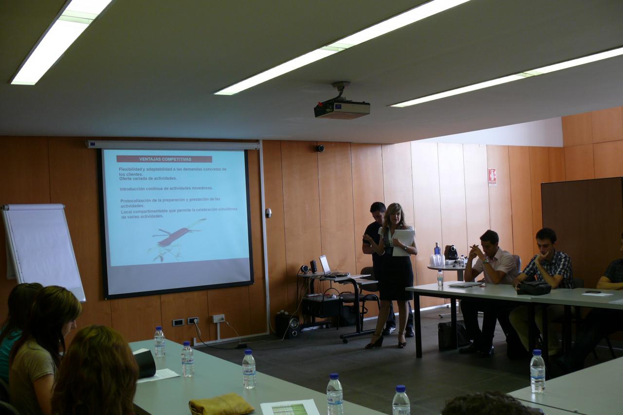 Presentaci�n de los proyectos empresariales del curso Creaci�n de Empresas Innovadoras 2011
