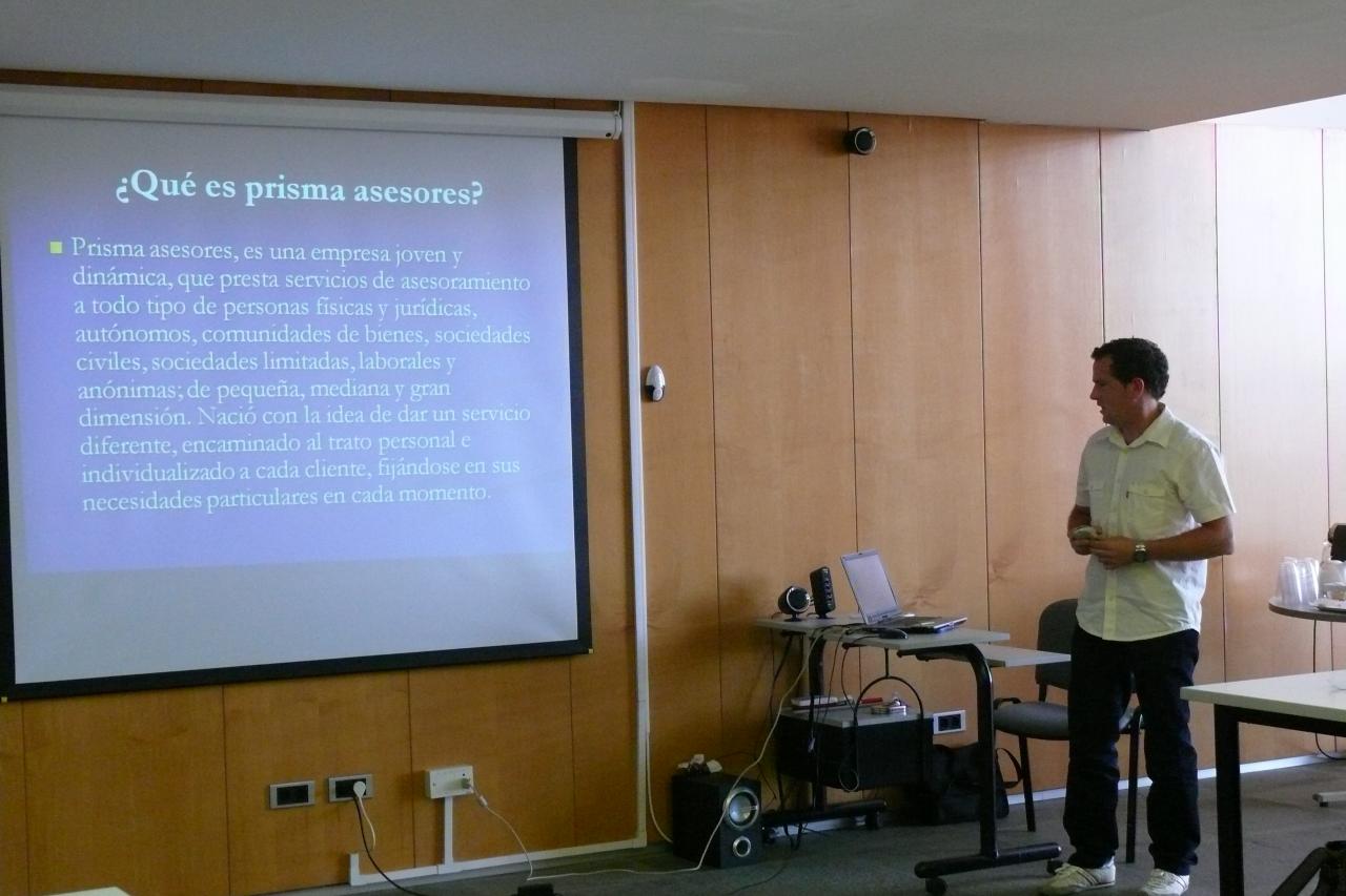 Presentaci�n de los proyectos empresariales del curso Creaci�n de Empresas Innovadoras 2011