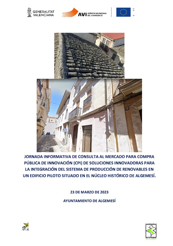 Jornada informativa de consulta al mercado para compra pública de innovación