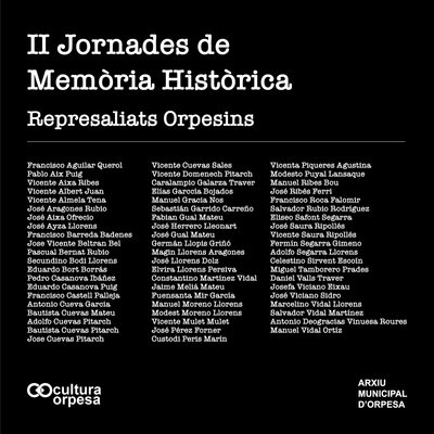 II Jornades Memòria Històrica