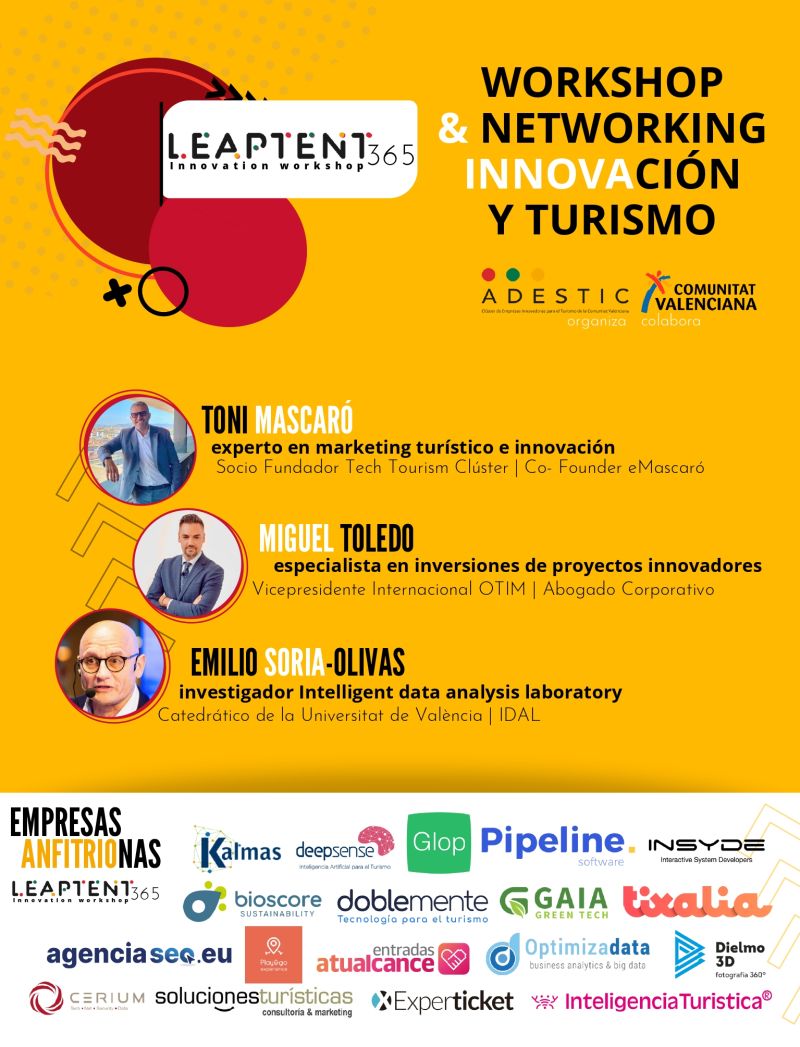 LEAPTENT365: Workshop & Networking para la Innovación y el Turismo