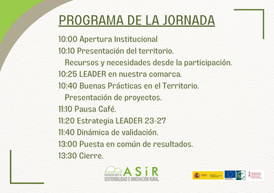 Jornada de Presentación y Validación de resultados de la nueva Estrategia de Desarrollo Rural