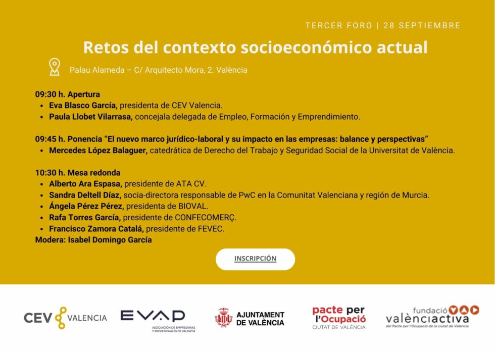 Tercer Foro Retos del contexto socioeconómico actual