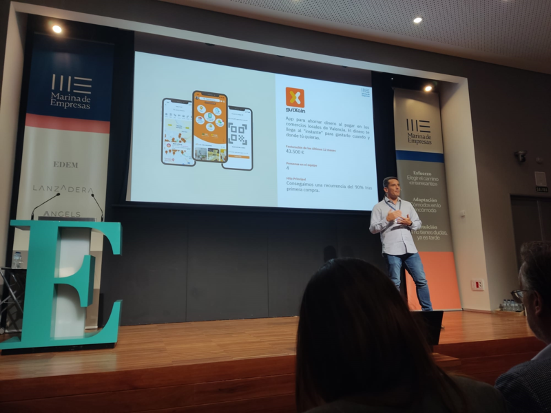Presentaci�n oficial de gutXain como startup de Lanzadera ante Marina de Empresas