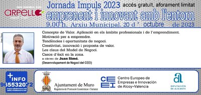 Jornada Emprendimiento e innovación en Muro de Alcoy