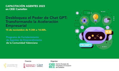 TALLER Desbloquea el poder de Chat GPT: transformando la aceleraci�n empresarial