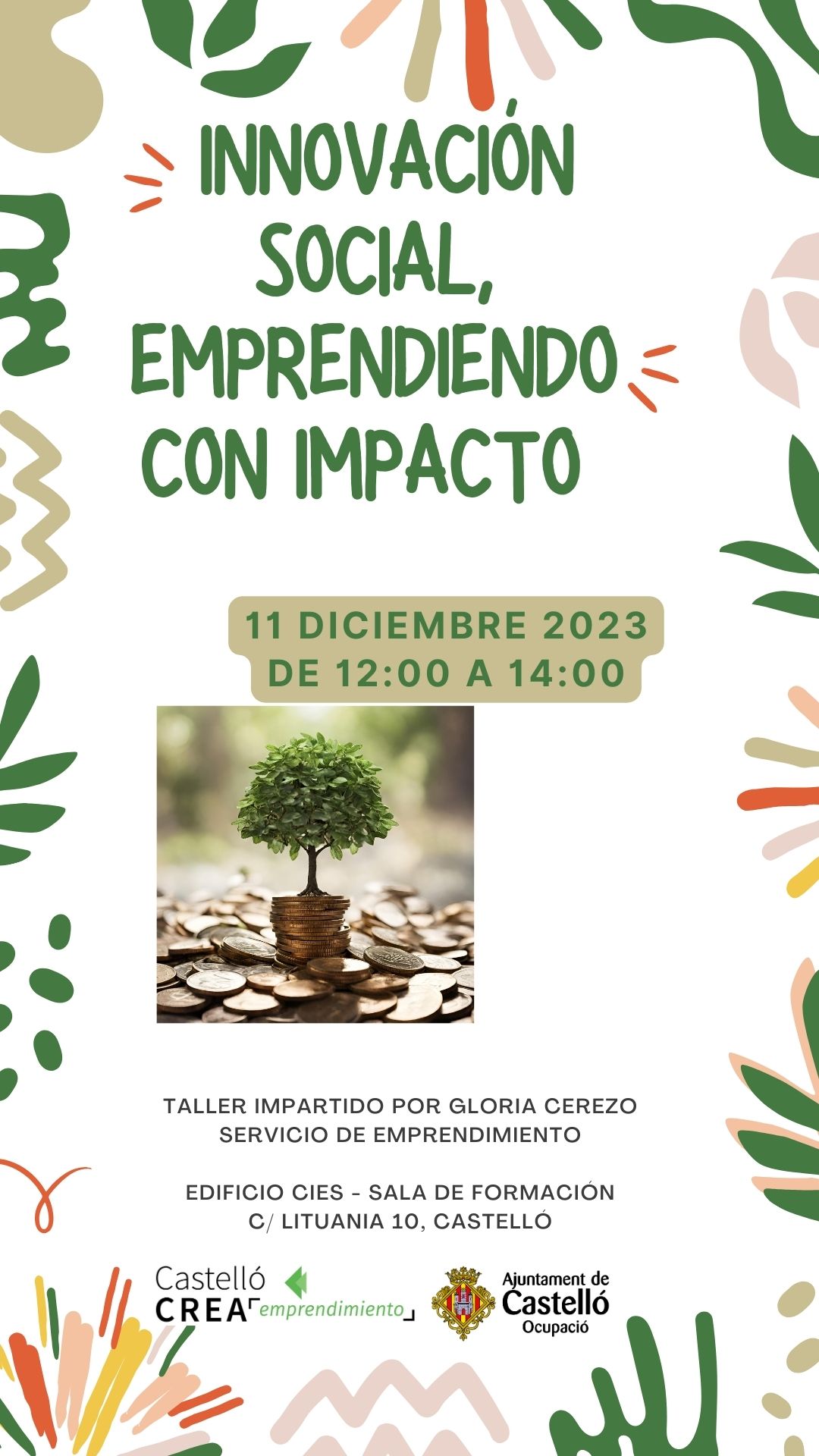 Taller "INNOVACIÓN SOCIAL, EMPRENDIENDO CON IMPACTO"