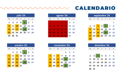 Calendario transformaci�n digital julio 2024