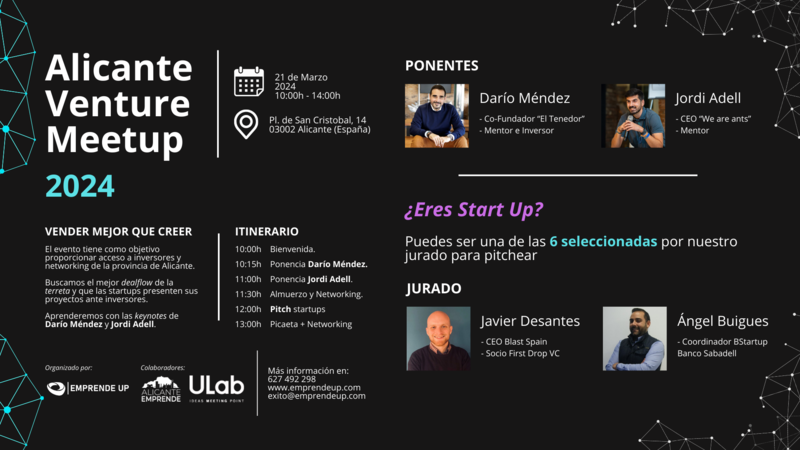 Portada Alicante Venture Meetup