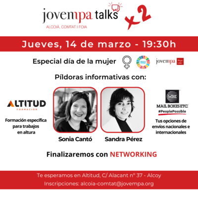 Jovempa Jovempa Talks x 2 con Altitud Formaci�n y Mail Boxes ETC