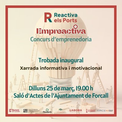 Sessió informativa: Concurs per a emprenedors Empreactiva
