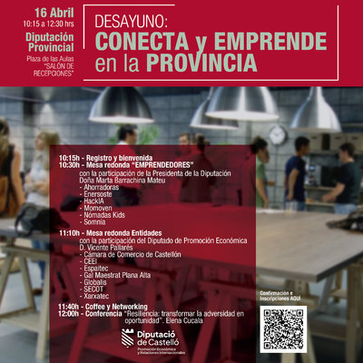 Desayuno: CONECTA Y EMPRENDE EN LA PROVINCIA
