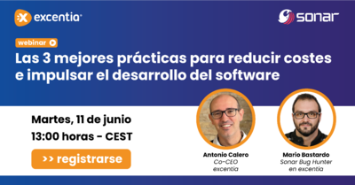 Video del webinar "Las 3 mejores prácticas para reducir costes e impulsar el desarrollo del software"