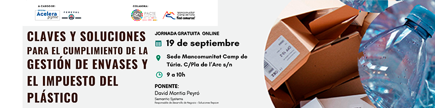 Claves y soluciones para el cumplimiento de la gestión de envases y el impuesto del plástico