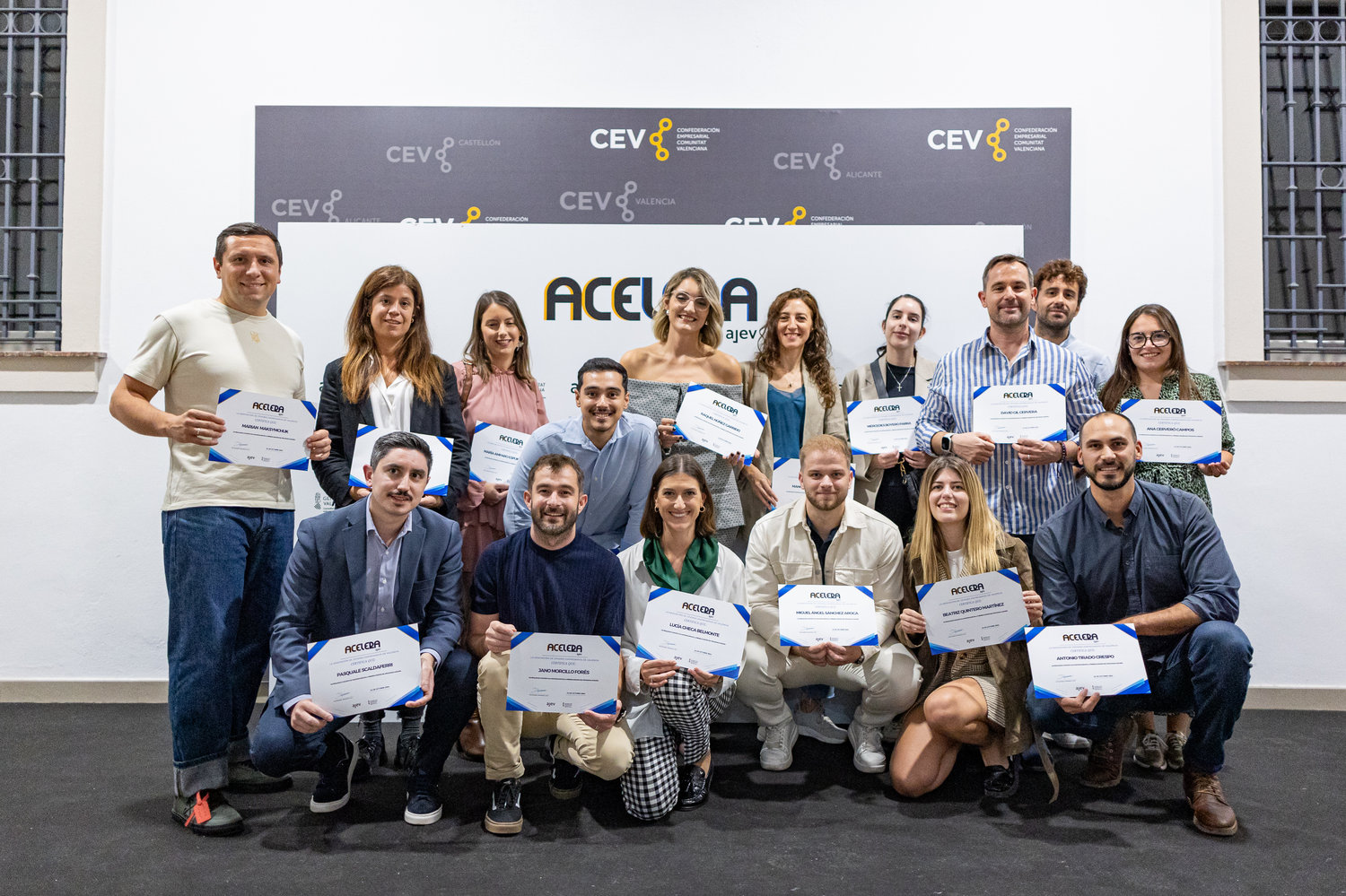 Participantes 1ª edición de Acelera