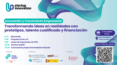 Transformando ideas en realidades con prototipos, talento cualificado y financiaci�n.