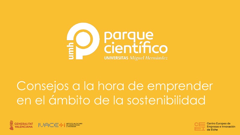 Consejos a la hora de emprender en el ámbito de la sostenibilidad