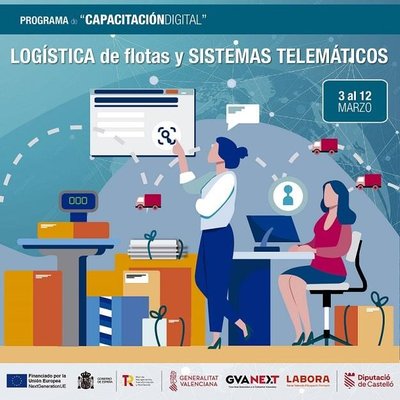 Curso gratuito logística de flotas y sistemas telemáticos