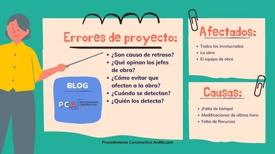 Causas de retrasos en las obras