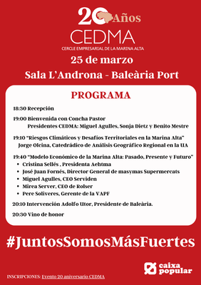 ¡20 años de CEDMA!