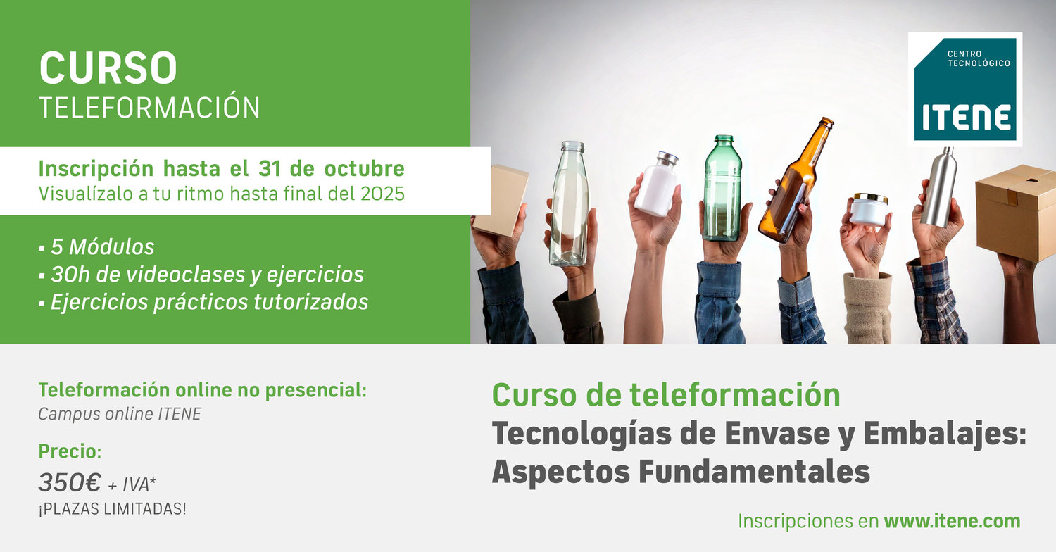 Curso teleformación – Tecnologías de Envase y Embalajes: Aspectos Fundamentales, 2025