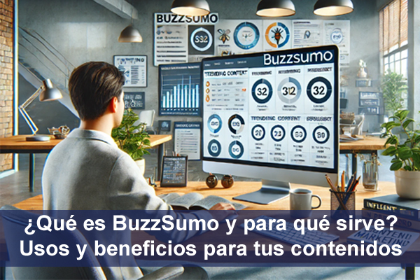 ¿Qué es BuzzSumo y para qué sirve? Funcionamiento, usos y beneficios para tus contenidos