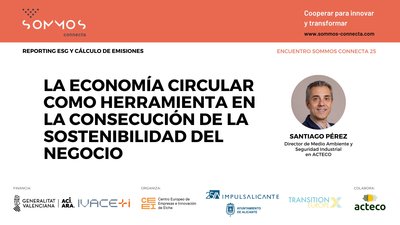 Presentación La economía circular como herramienta en la consecución de la sostenibilidad del negocio.