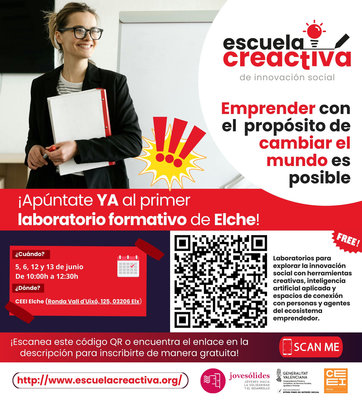 Vuelve a Elche Escuela Creactiva de Innovación Social
