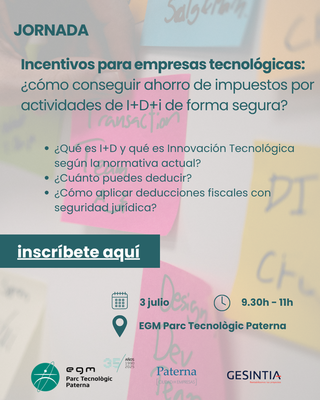 Incentivos para empresas tecnol�gicas: �c�mo conseguir ahorro de impuestos por actividades de I+D+i de forma segura?