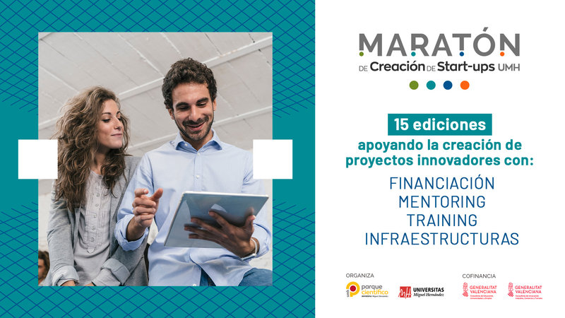15ª Maratón de Creación de Start-ups UMH: envía ya tu solicitud