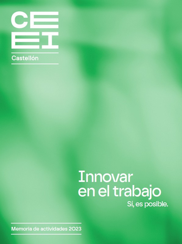 Portada Memoria de actividades CEEI Castellón 2023