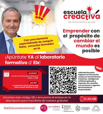 ¡¡Últimas plazas "ESCUELA CREACTIVA" !!