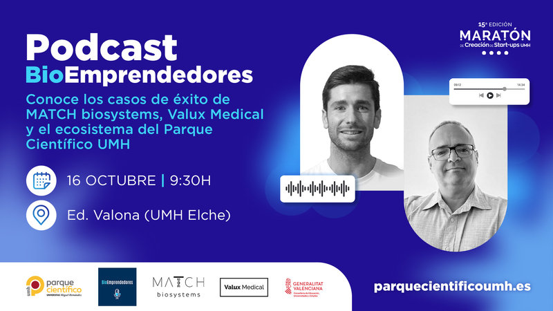 Podcast BioEmprendedores | MATCH biosystems y Valux Medical