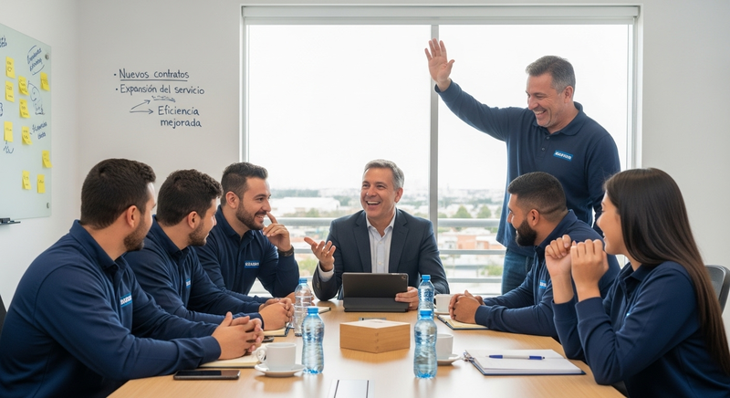 Equipo de trabajo valorando Verifactu