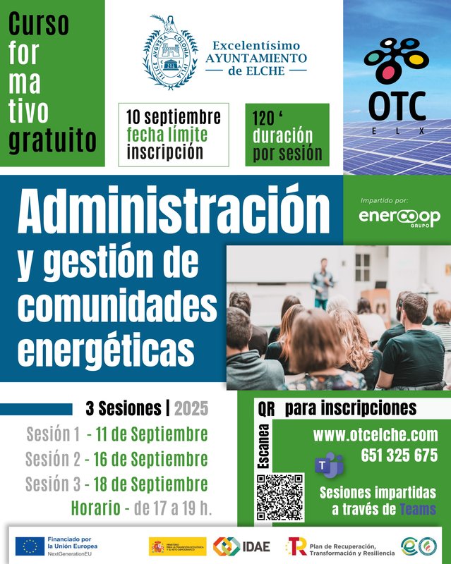 Cartel Comunidades energéticas