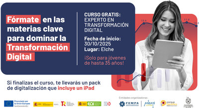 Experto en Transformación digital – Agentes del cambio. Parque Científico UMH