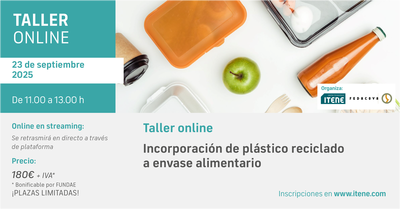 Taller Online - Incorporación de plástico reciclado a envase alimentario