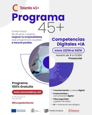 Competencias Digitales e Inteligencia Artificial para mayores de 45 a�os